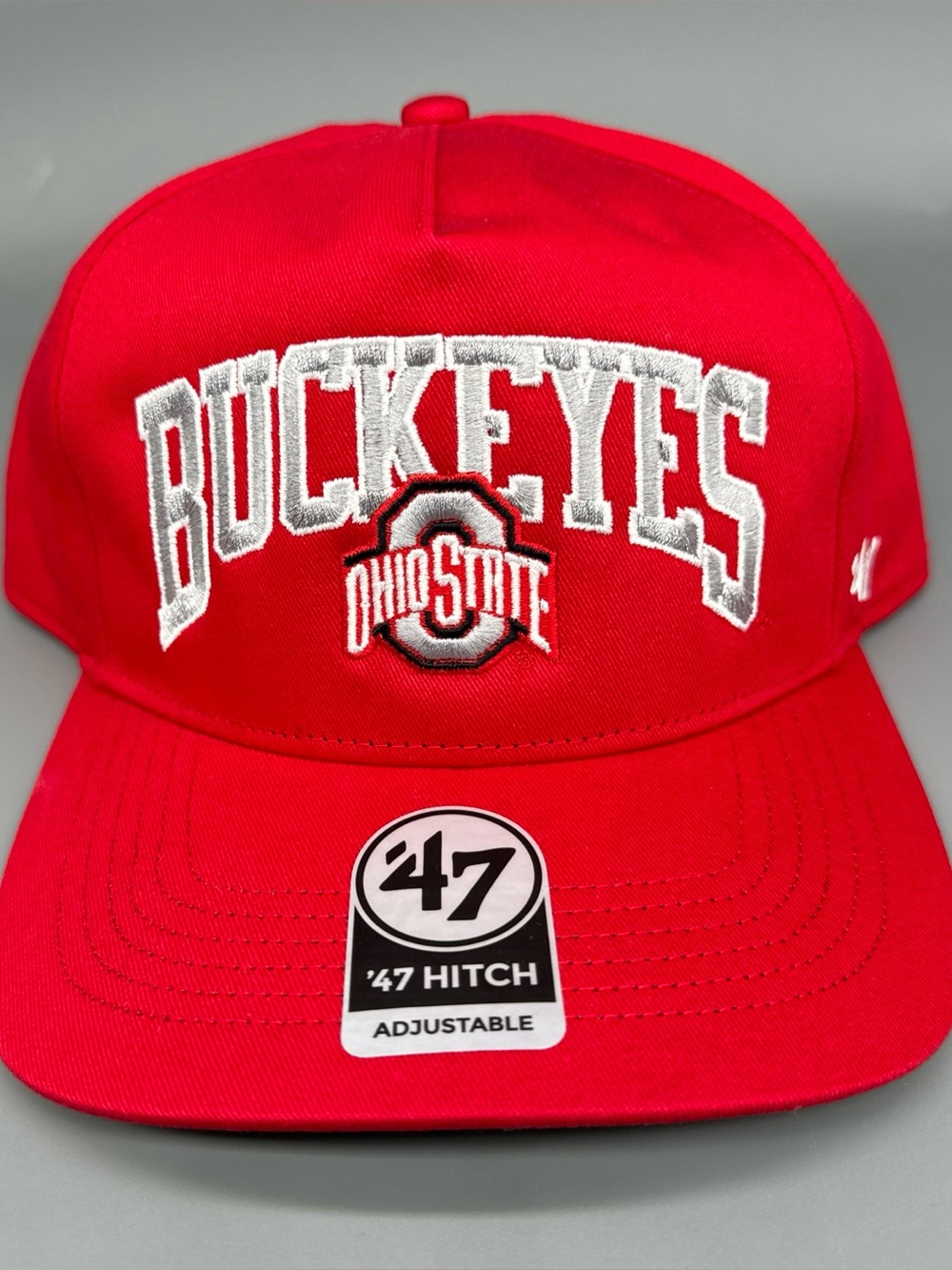 NEW Ohio State Buckeyes '47 Brand Red Hitch A-Frame Adjustable Snapback Hat Cap